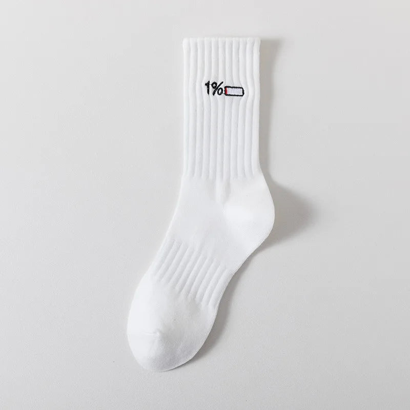 Calcetines bordados icónicos