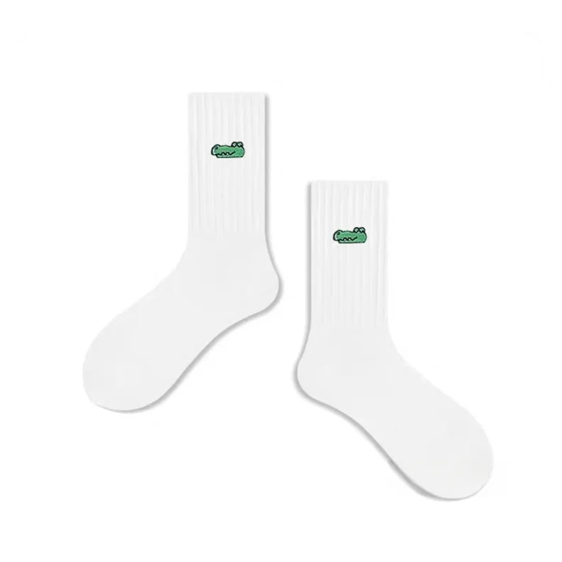 Calcetines bordados icónicos