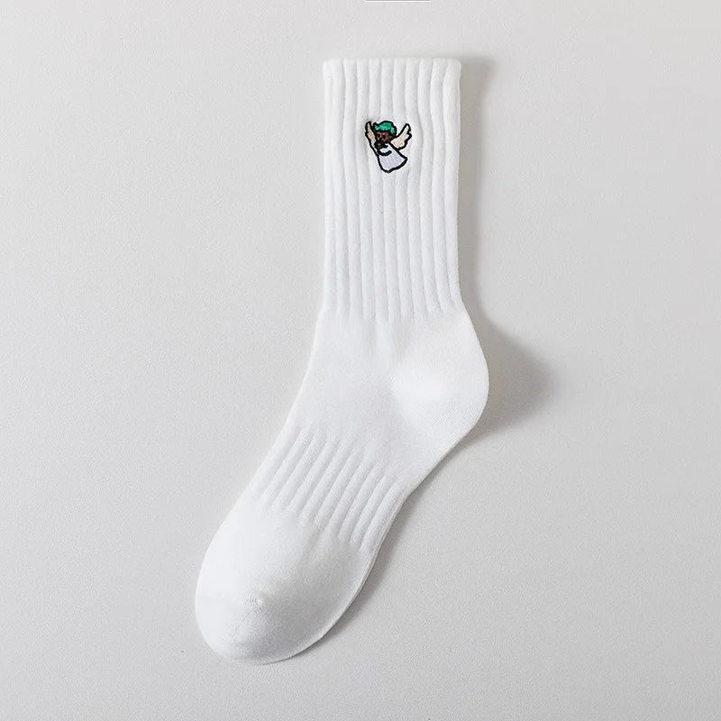 Calcetines bordados icónicos