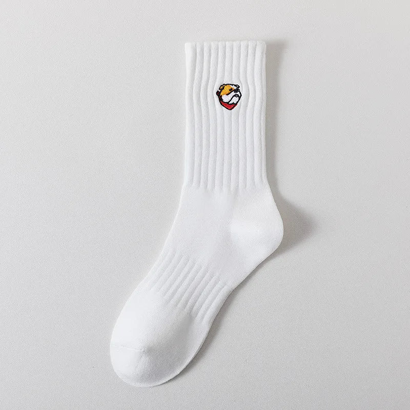 Calcetines bordados icónicos