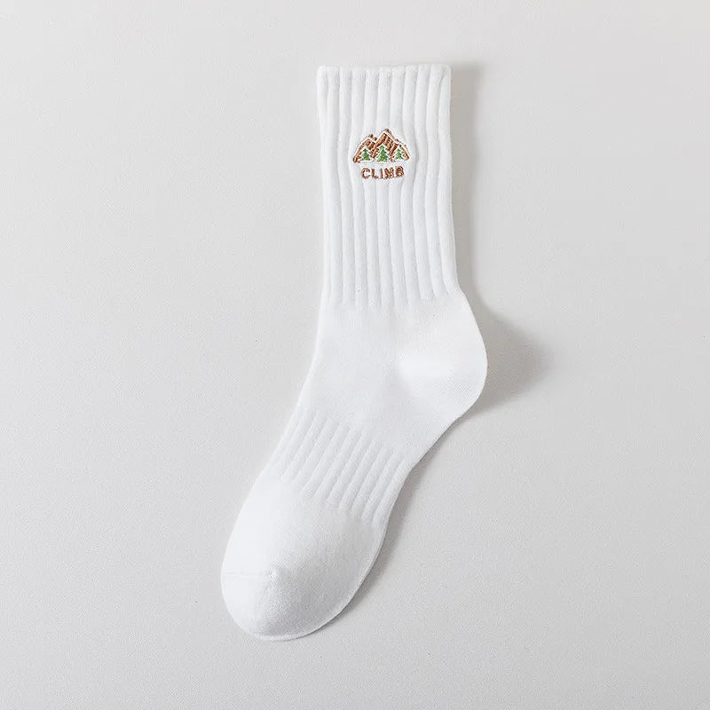 Calcetines bordados icónicos